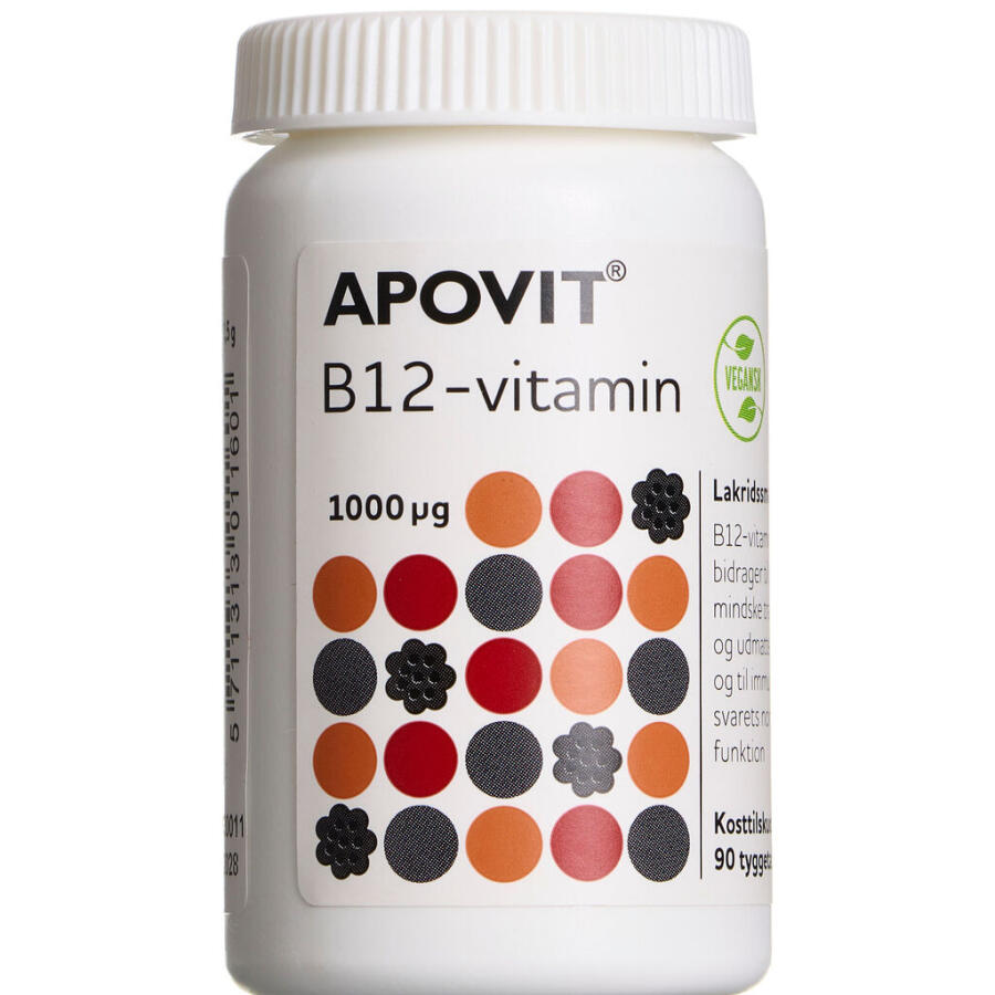 Apovit B12 1000 Mikg Lakridssmag