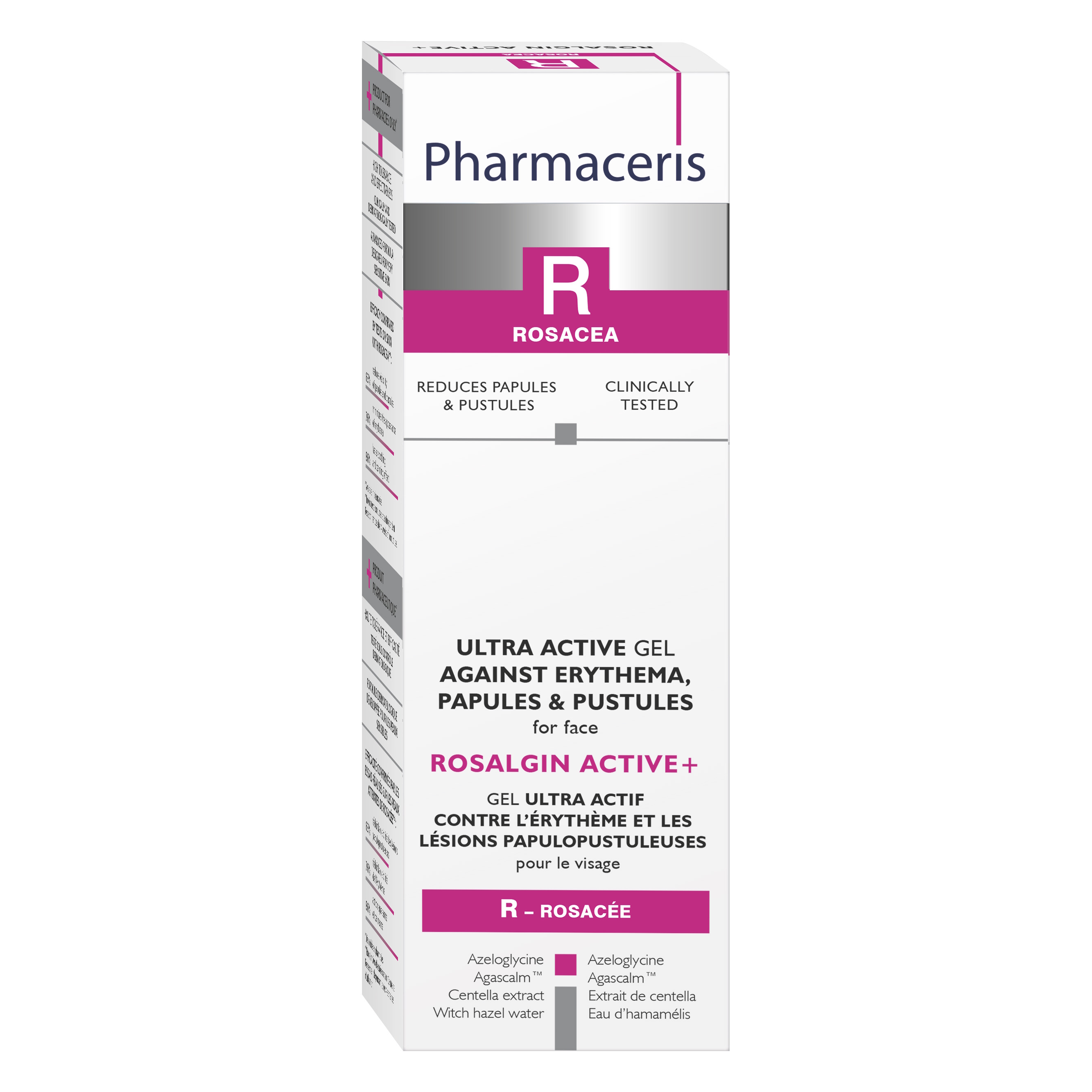 Pharmaceris R ROSALGIN ACTIVE+ Ultra Active Gel Til erytem og papulopustulære læsioner til ansigtet