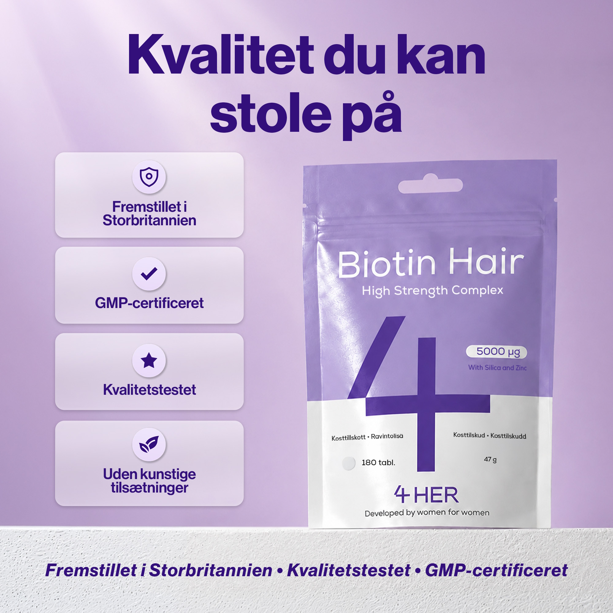 4 HER Biotin Hair bio tin & selen