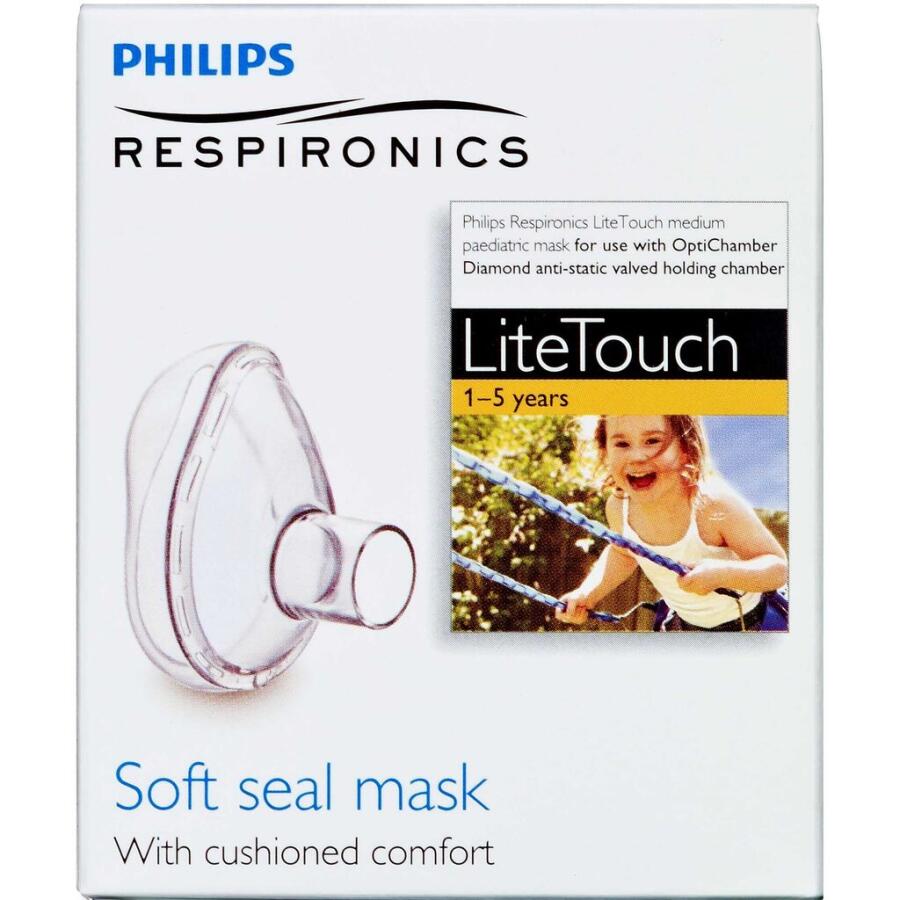 Philips Respironics LiteTouch MEDIUM mask 1-5 år. 1 stk