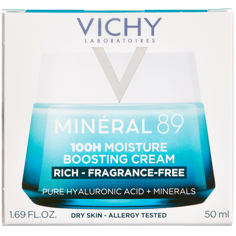 Vichy Minéral 89 100H Moisture Boosting Cream Fragrance-Free