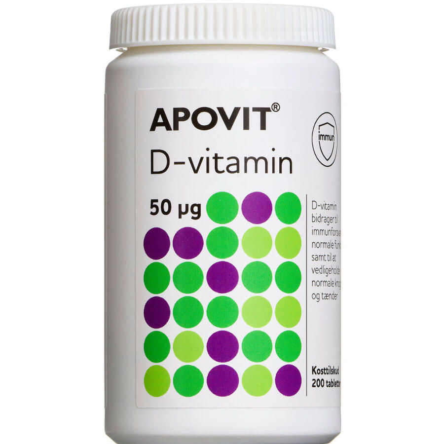 Apovit D3-vitamin 50 mikg