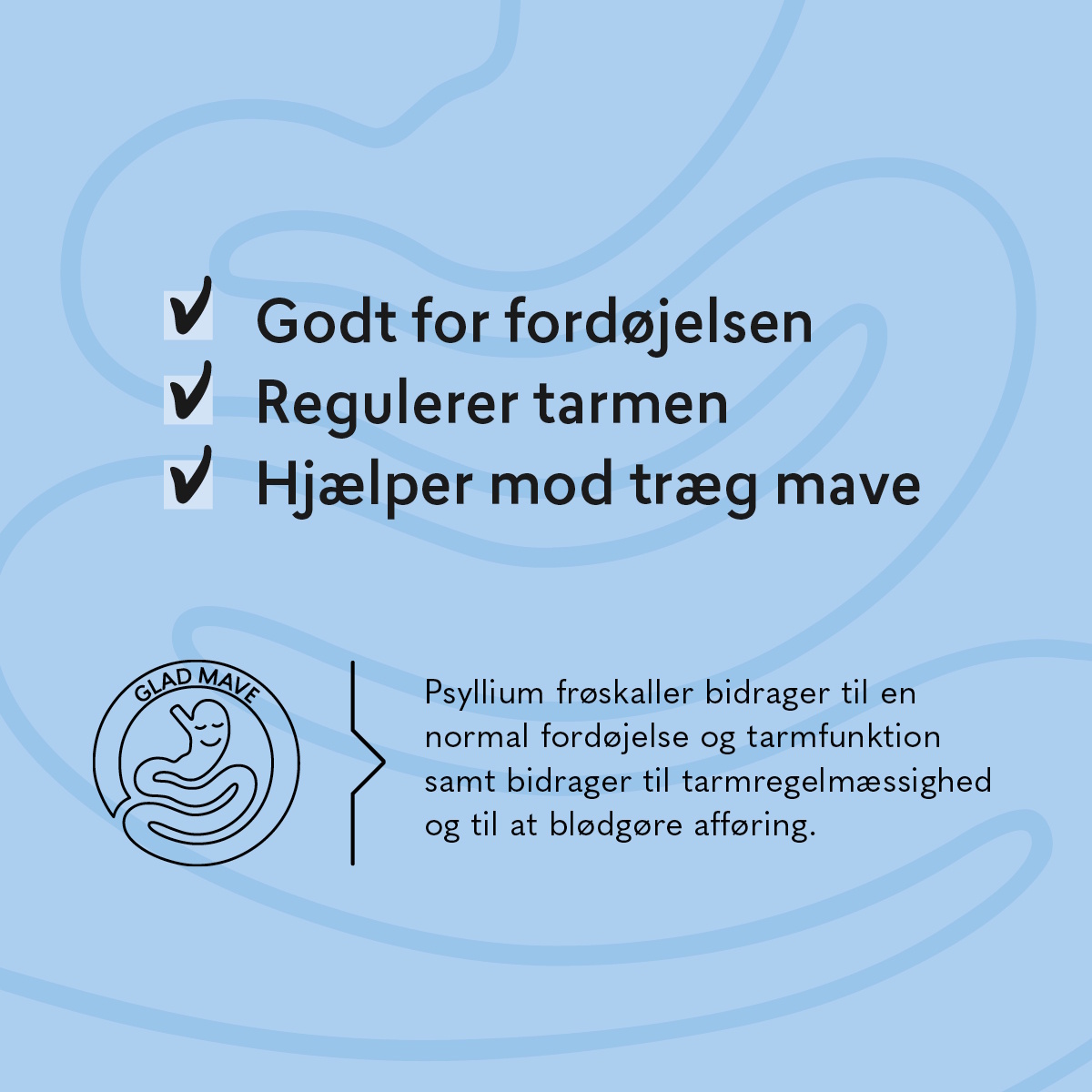 Husk Psyllium Mavebalance Mælkesyre Pulver