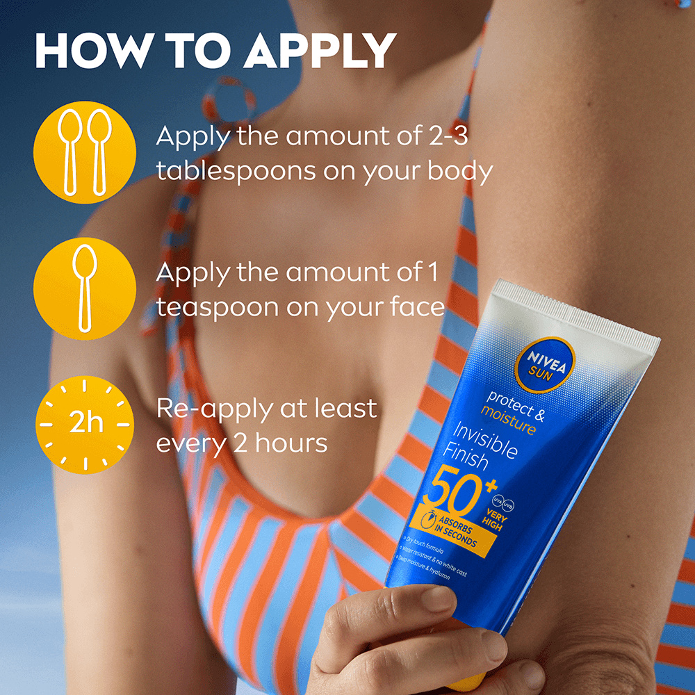 NIVEA Protect & Moisture Invisible Finish SPF 50+
