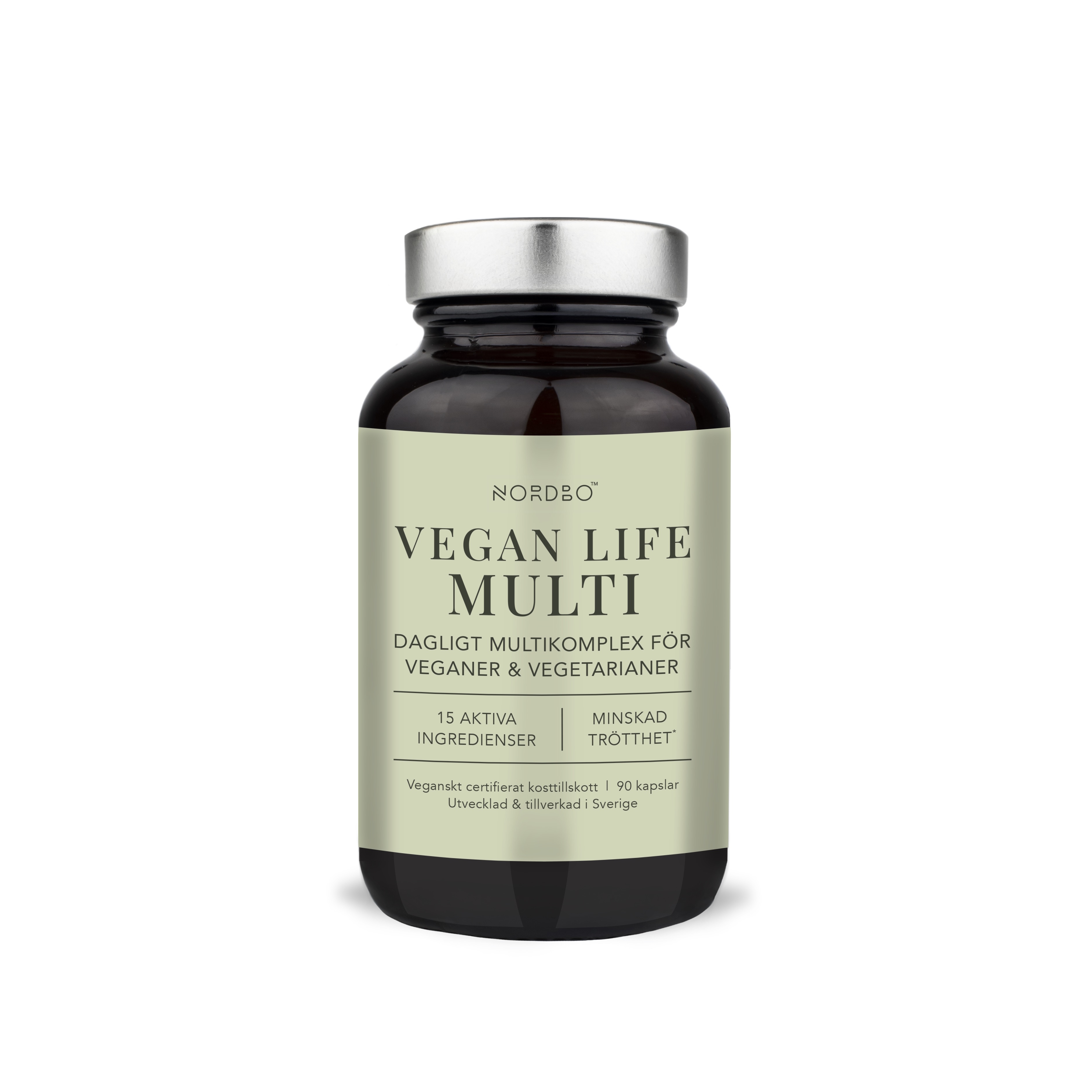 NORDBO Vegan Life Multi, 90 kap