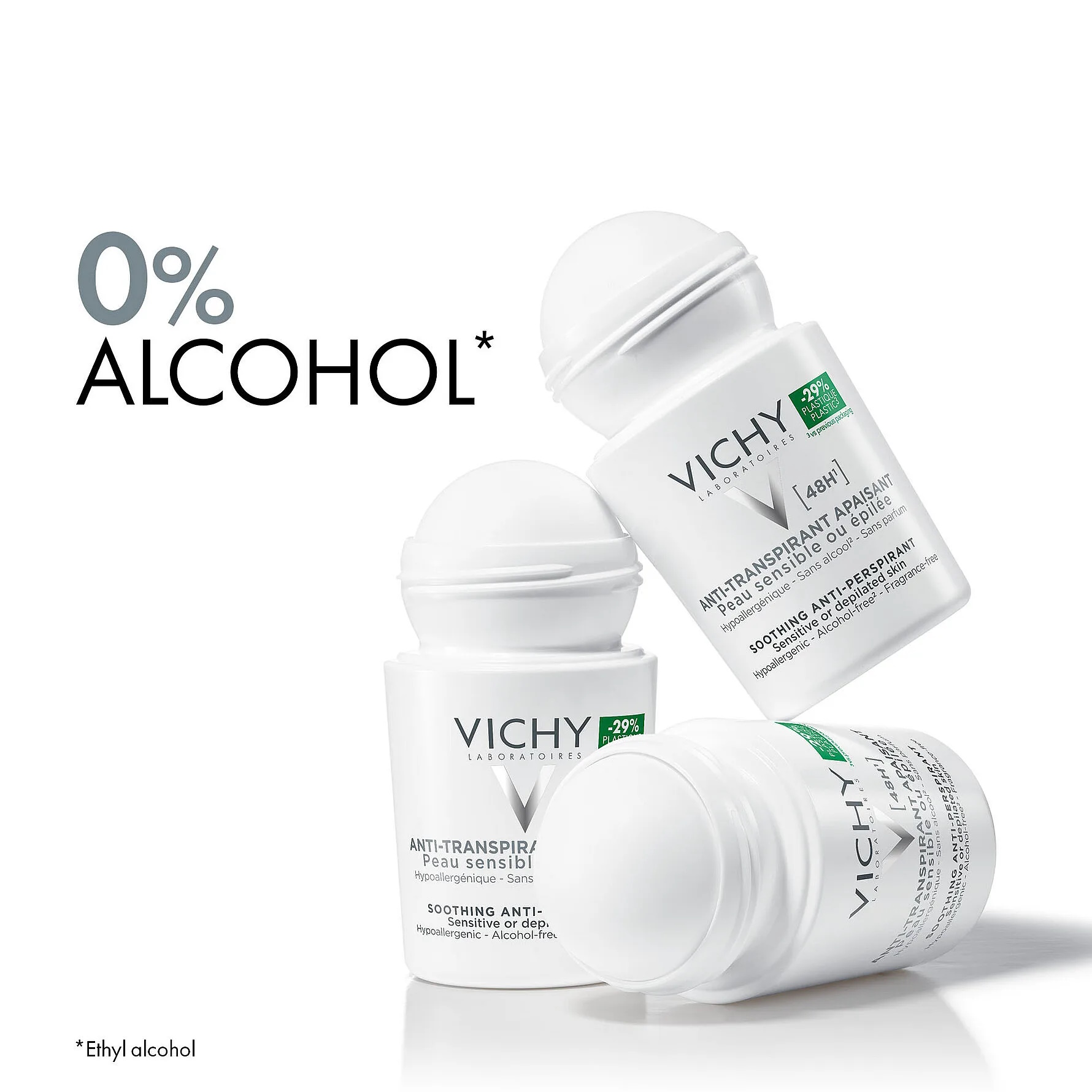 Vichy 48H Soothing Anti-Perspirant Roll-On