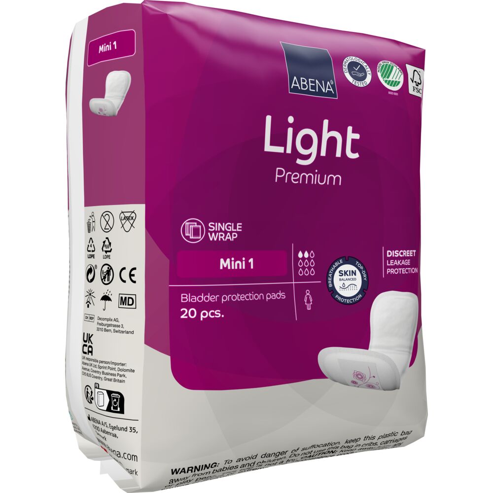 Abena Light Mini 1 Premium Pink