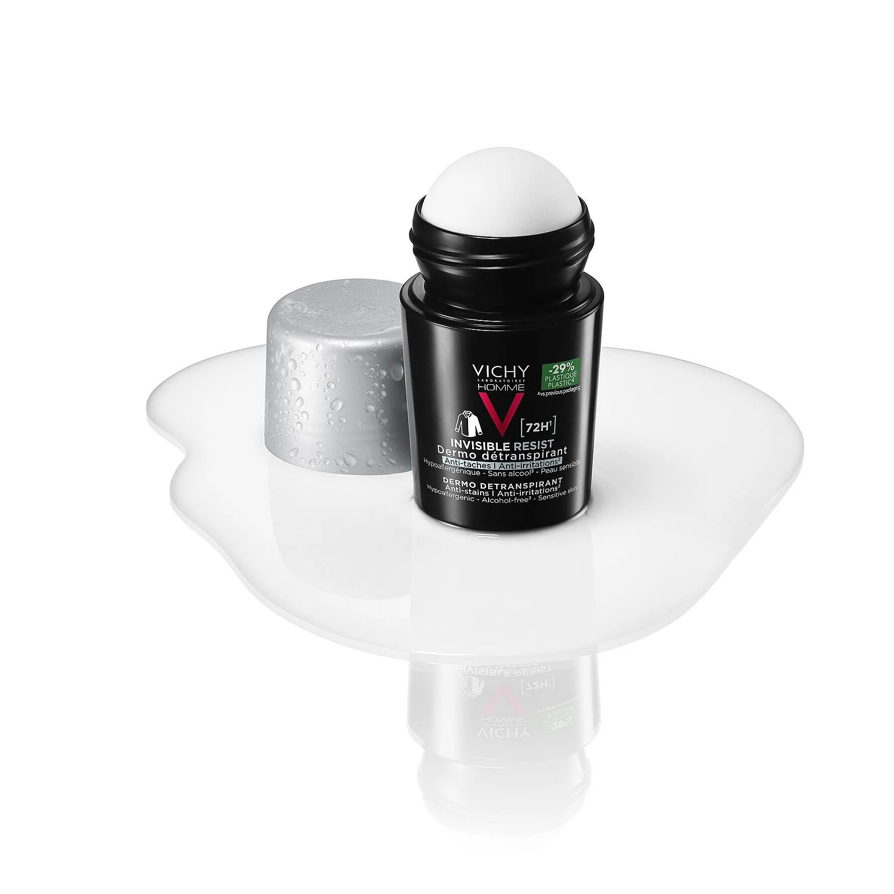 Vichy Homme Invisible Resist 72H Roll-On