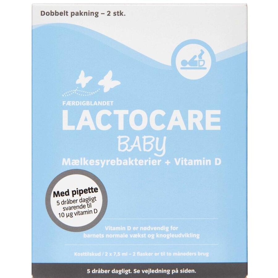 Lactocare Baby D-dråber 2 x 7,5ml