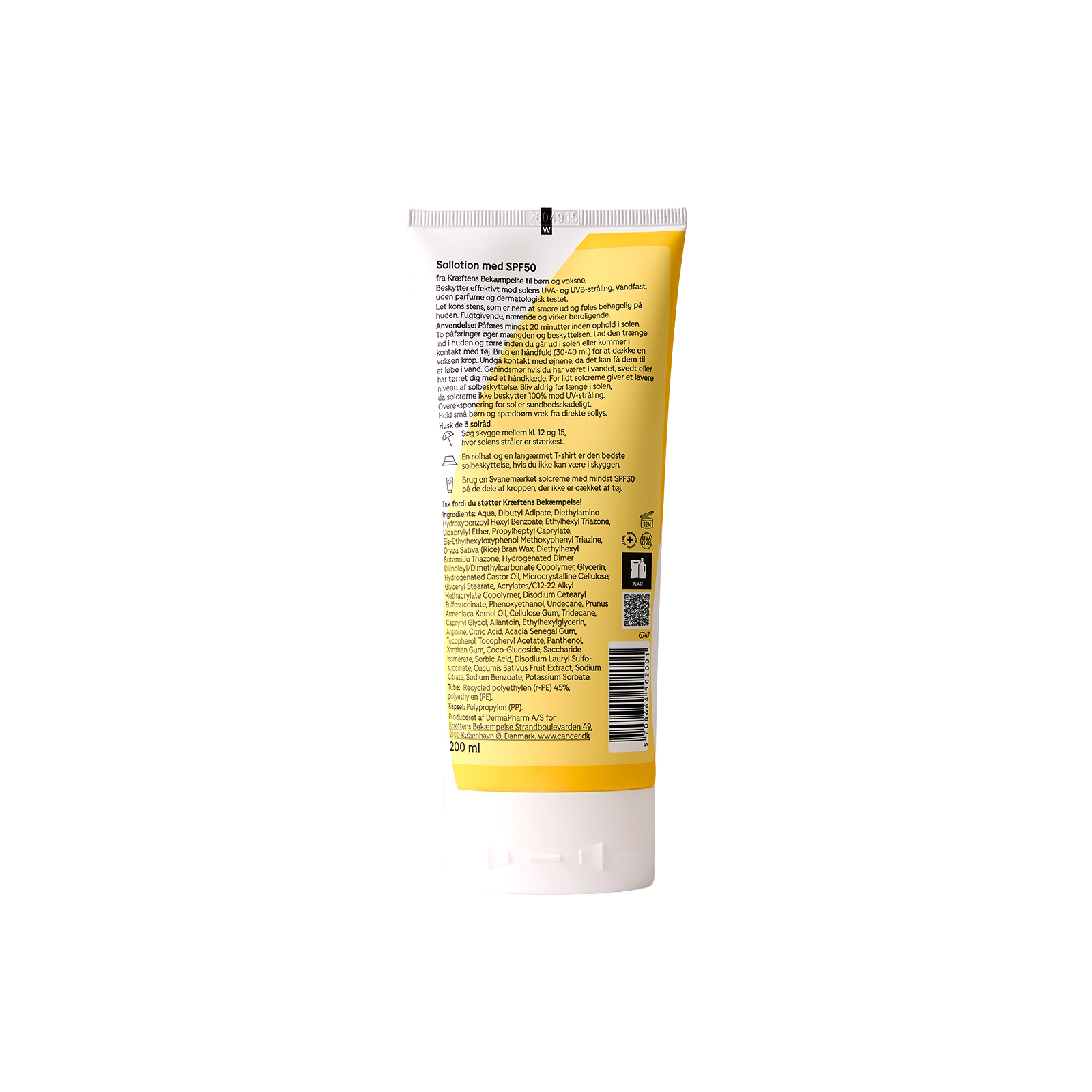 Kræftens Bekæmpelse Sollotion SPF 50