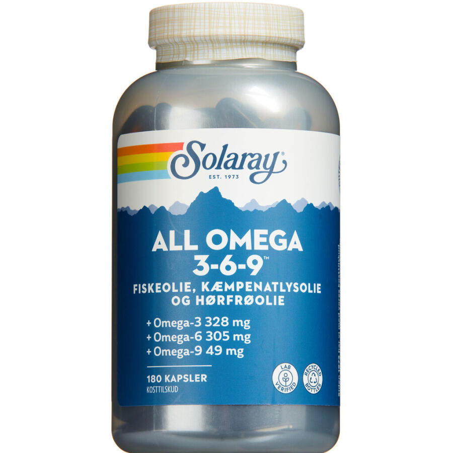 Solaray All Omega 3-6-9 Kapsler