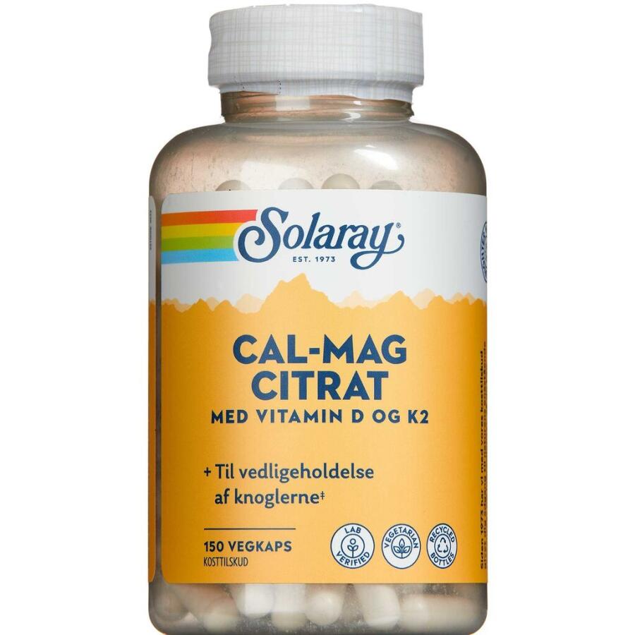 Solaray Cal-Mag Citrat M. Vitamin D & K2