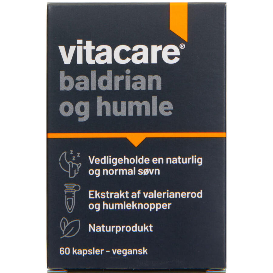 VitaCare Baldrian og Humle kapsler