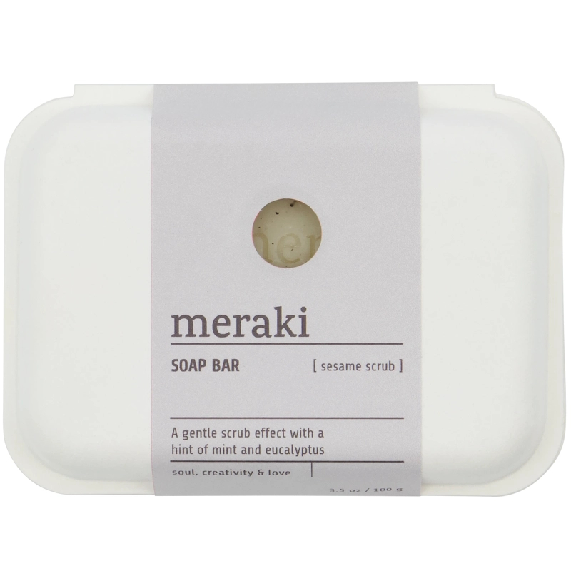 Meraki Soap Bar, Sesame Scrub