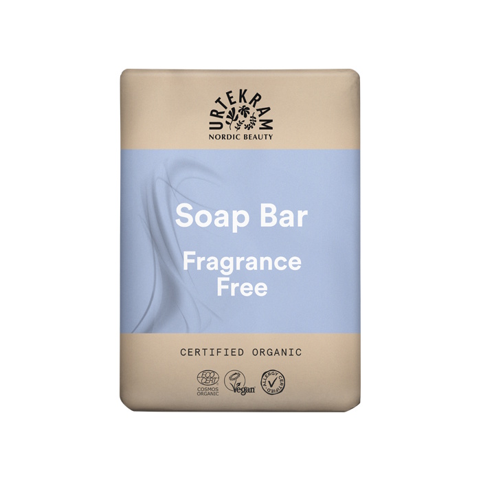 Urtekram Beauty Fragrance Free Sensitive Soap bar