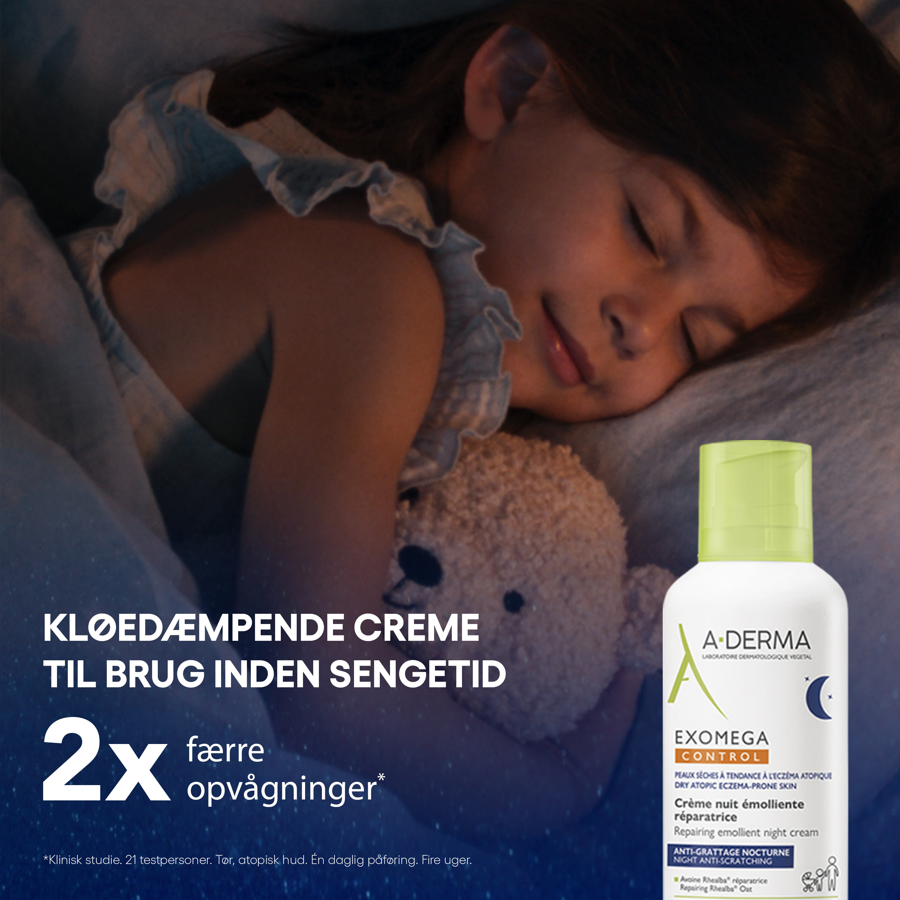 A-Derma Exomega Control Emollient Night Cream