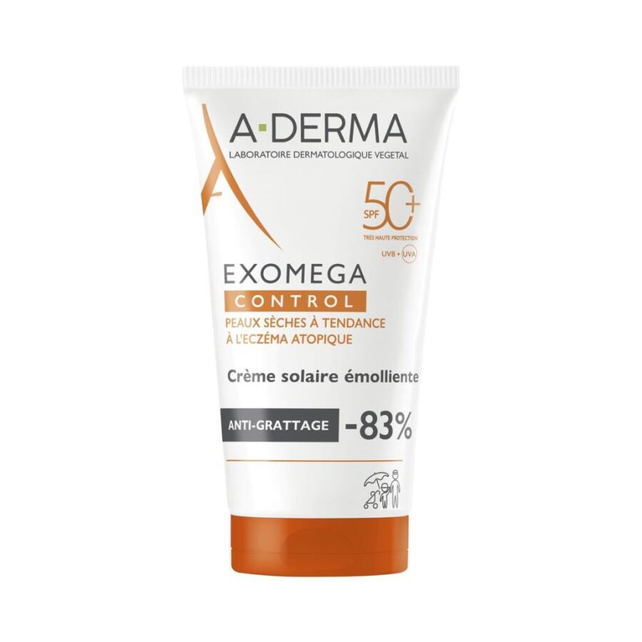A-DERMA Exomega Control Emollient Solar Cream SPF50+