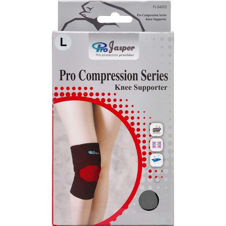 Jasper Pro Compression Knæbandage Natur Large