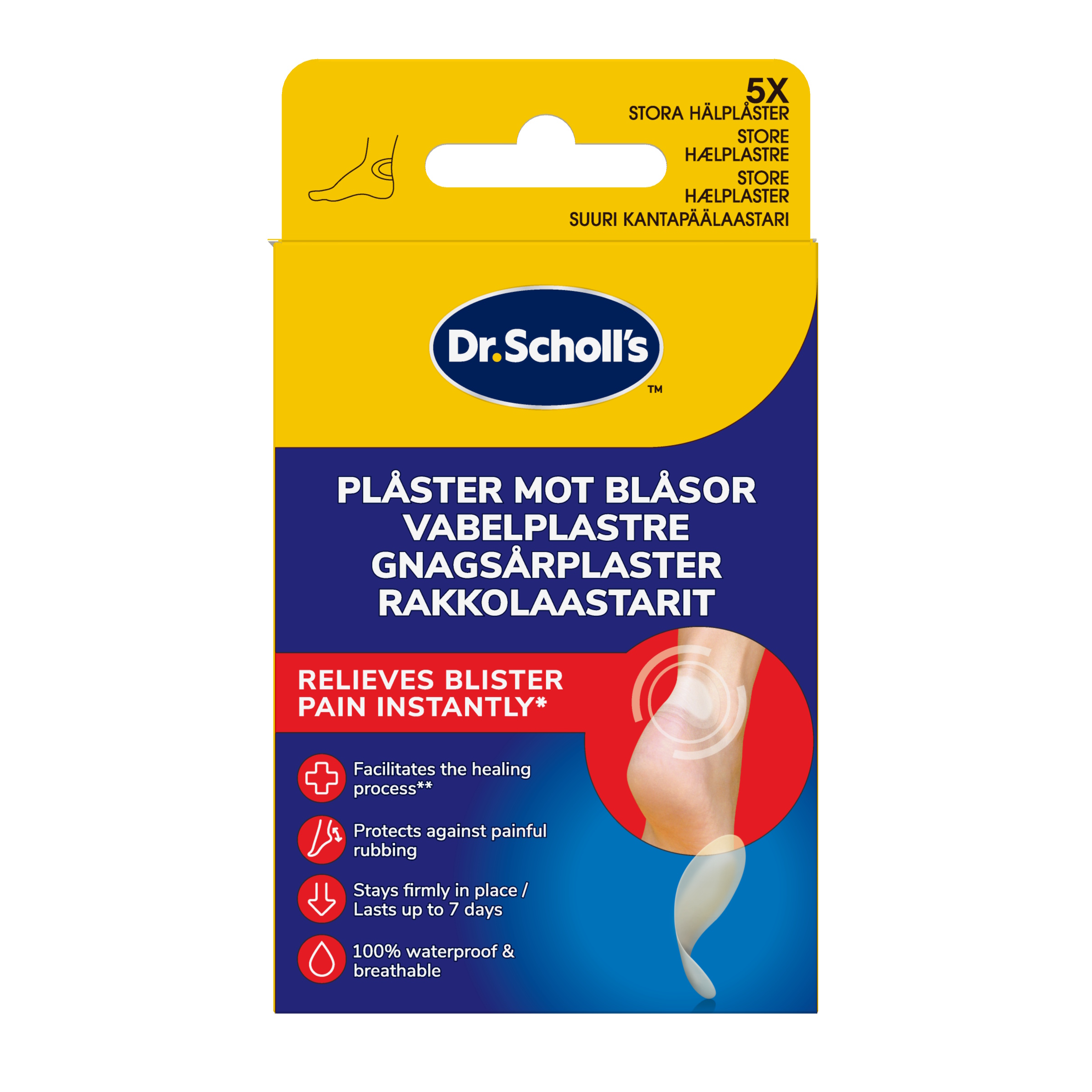 Dr. Scholl's Blister Plasters Heel 5 pcs