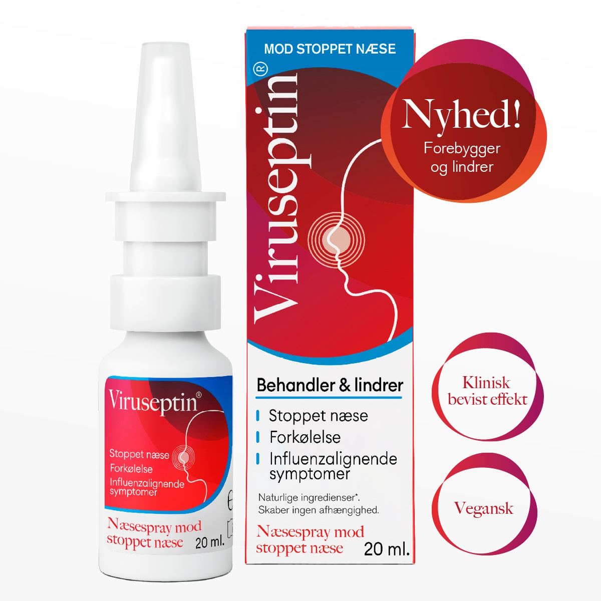 Viruseptin Næsespray Mod Tilstoppet Næse