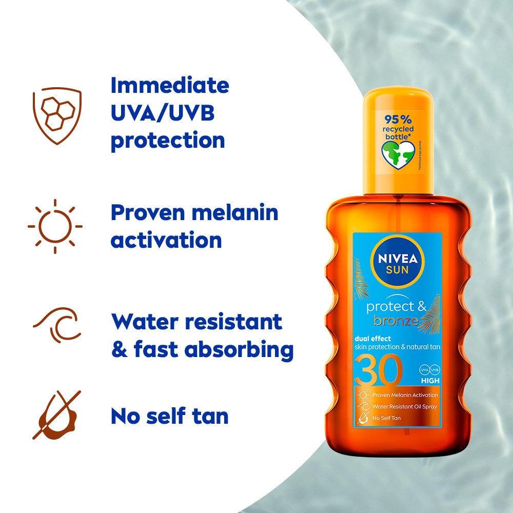 NIVEA Protect & Bronze Oil SPF 30
