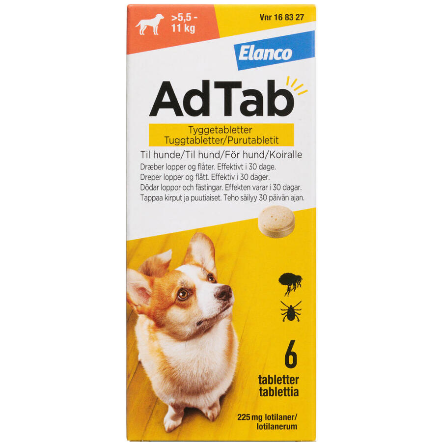AdTab til hunde >5.5-11 kg