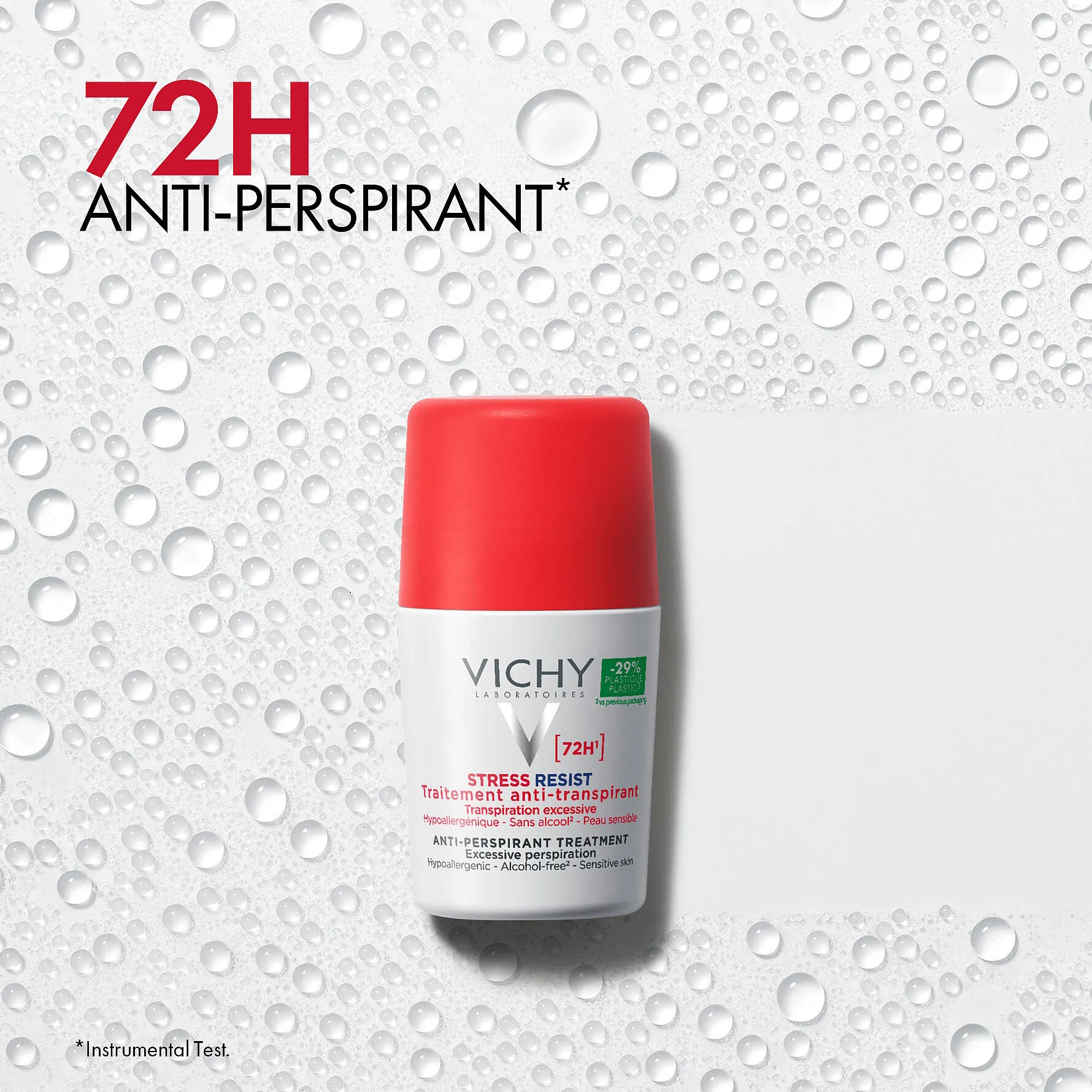 Vichy 72H Stress Resist Roll-On