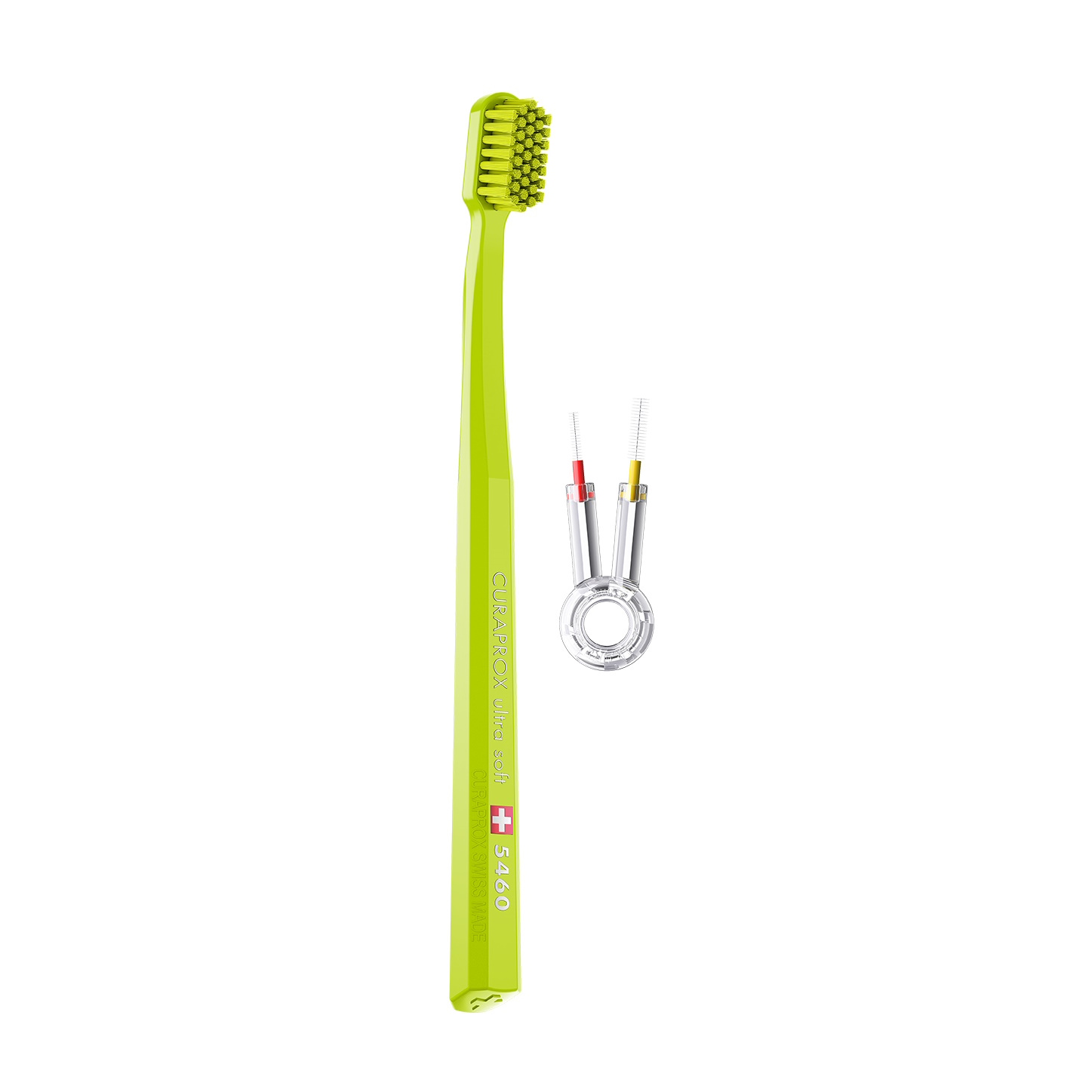 Curaprox 5460 Ultrasoft Tandbørste + 2 stk. Mellemrumsbørste