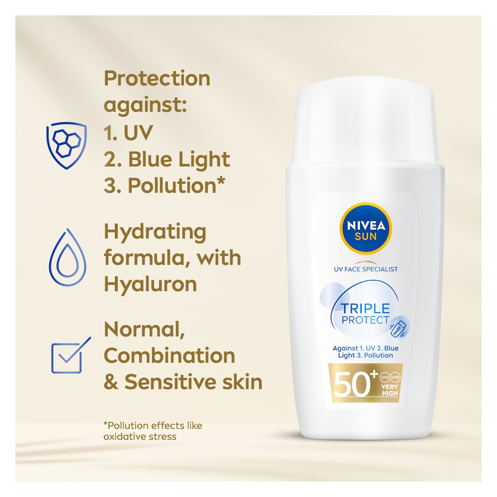 NIVEA Sun Face Triple Protect SPF 50+