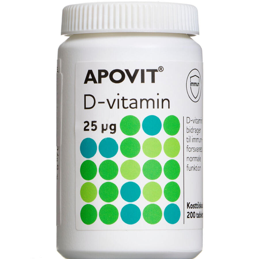 Apovit D3-vitamin 25 mikg