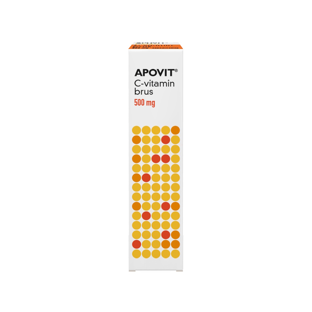 Apovit C-vitamin Stærk Brus - Appelsinsmag
