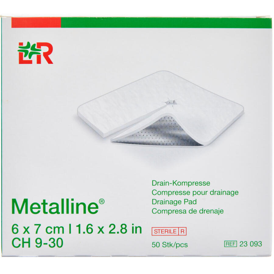 Metalline Drænkompres 6 x 7 cm