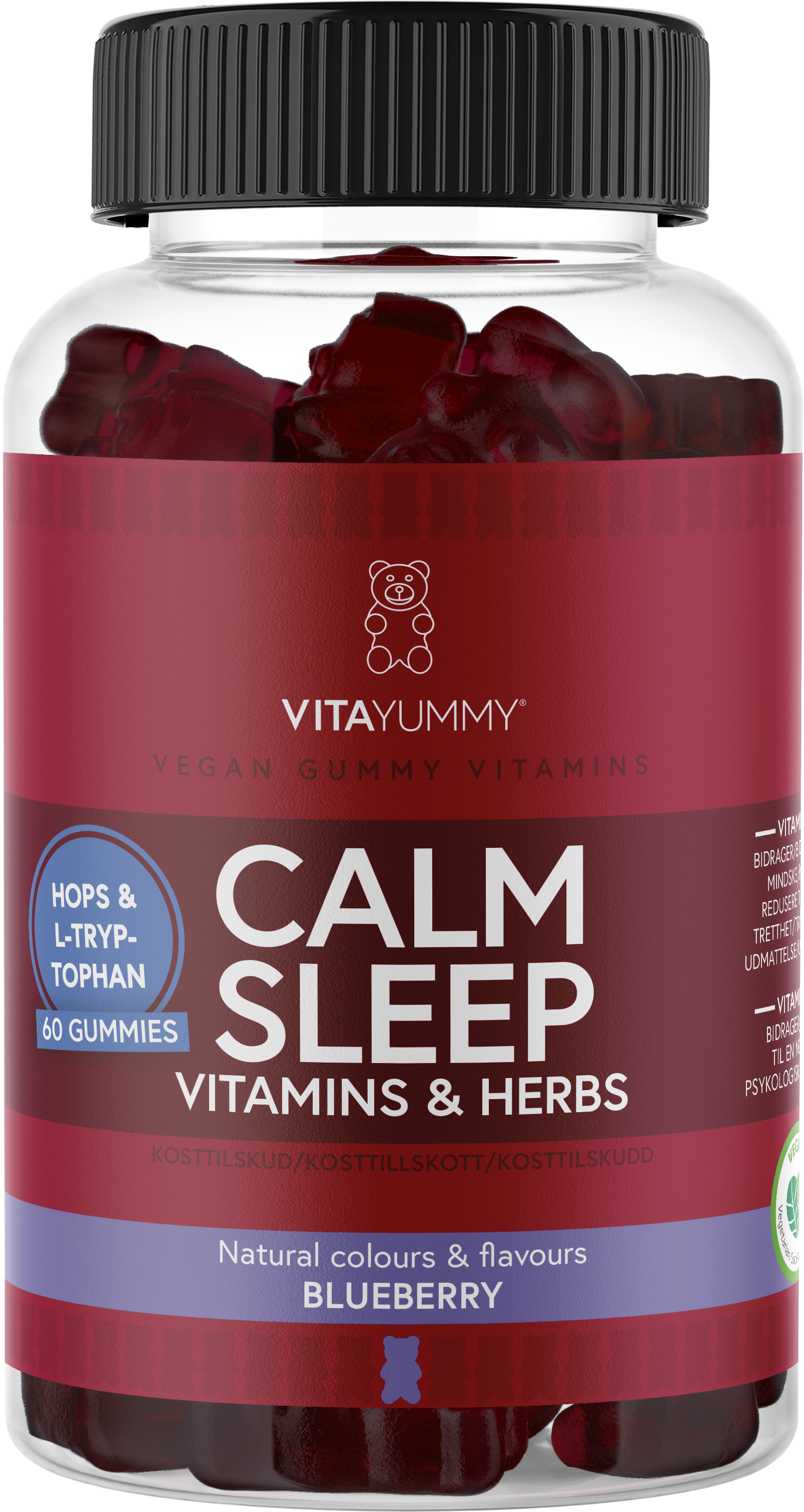 VitaYummy Calm Sleep (Blueberry) - 60 stk.