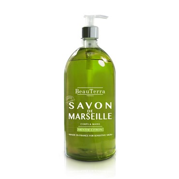 Beau Terra Marseille Liquid Soap - Mint Lemon