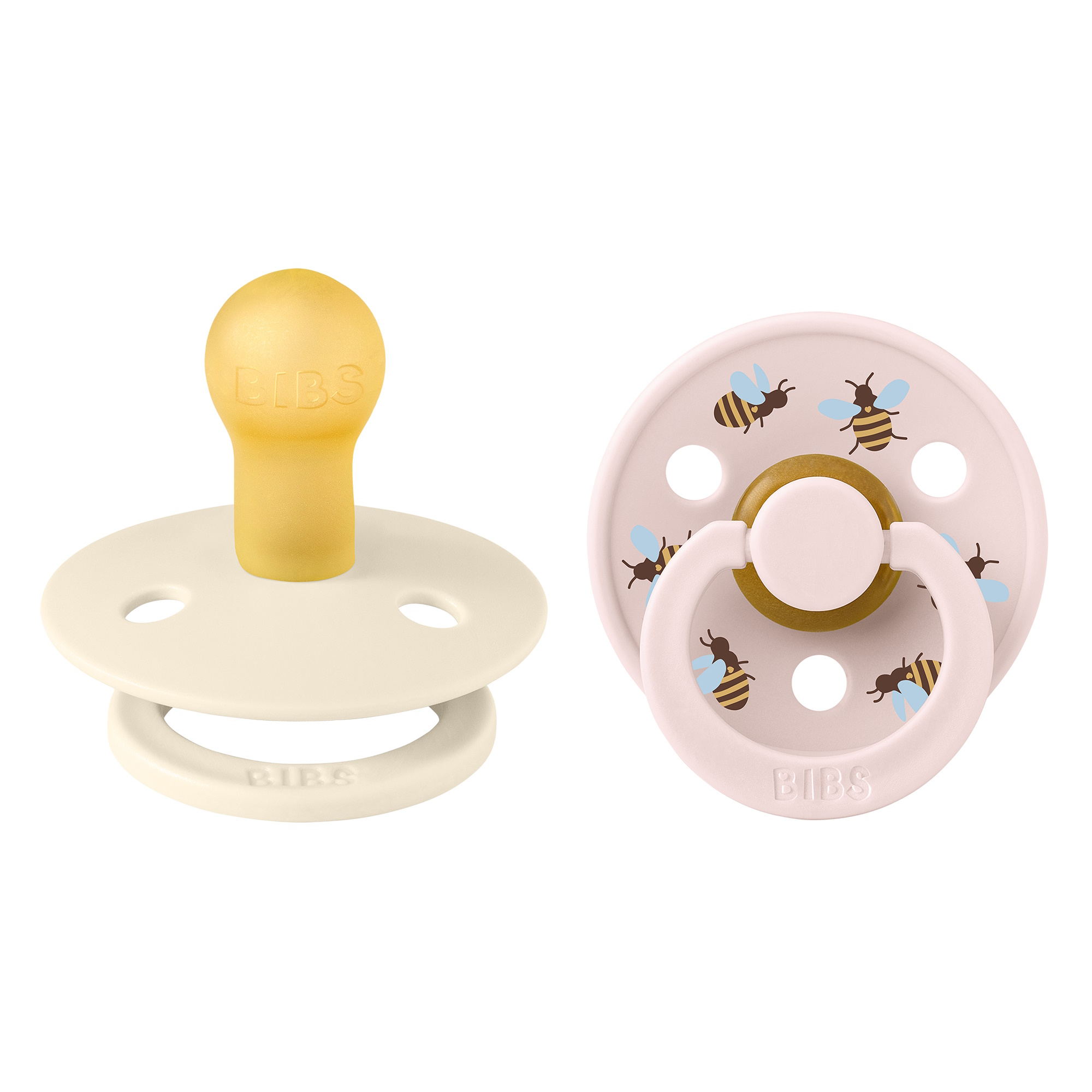 BIBS Pacifier Studio Colour 2-pak Bumblebee Ivory Mix Size 1