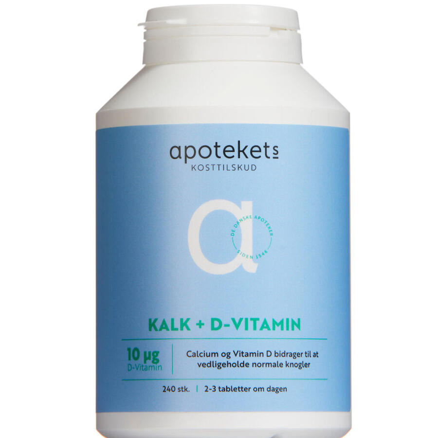 Apotekets Kalk + D-vitamin 10 mikg