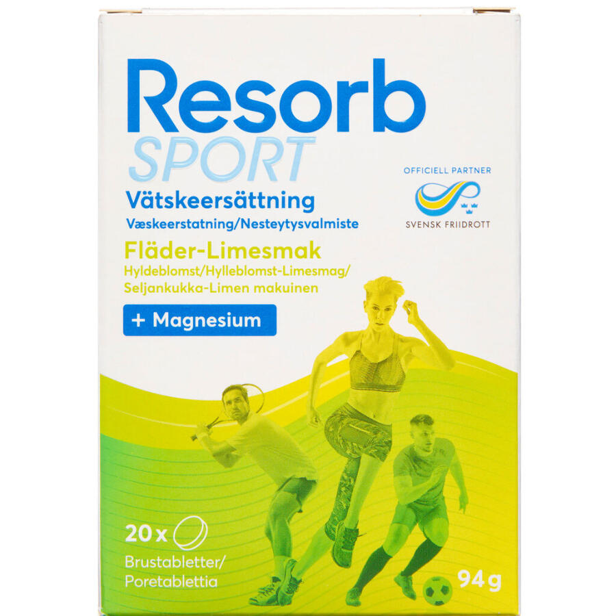 Resorb Sport Hyldeblomst Lime