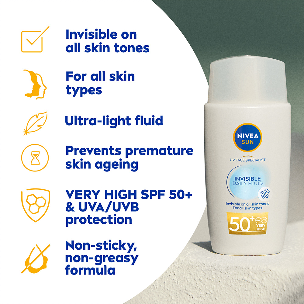 NIVEA Invisible Daily Fluid Spf 50+