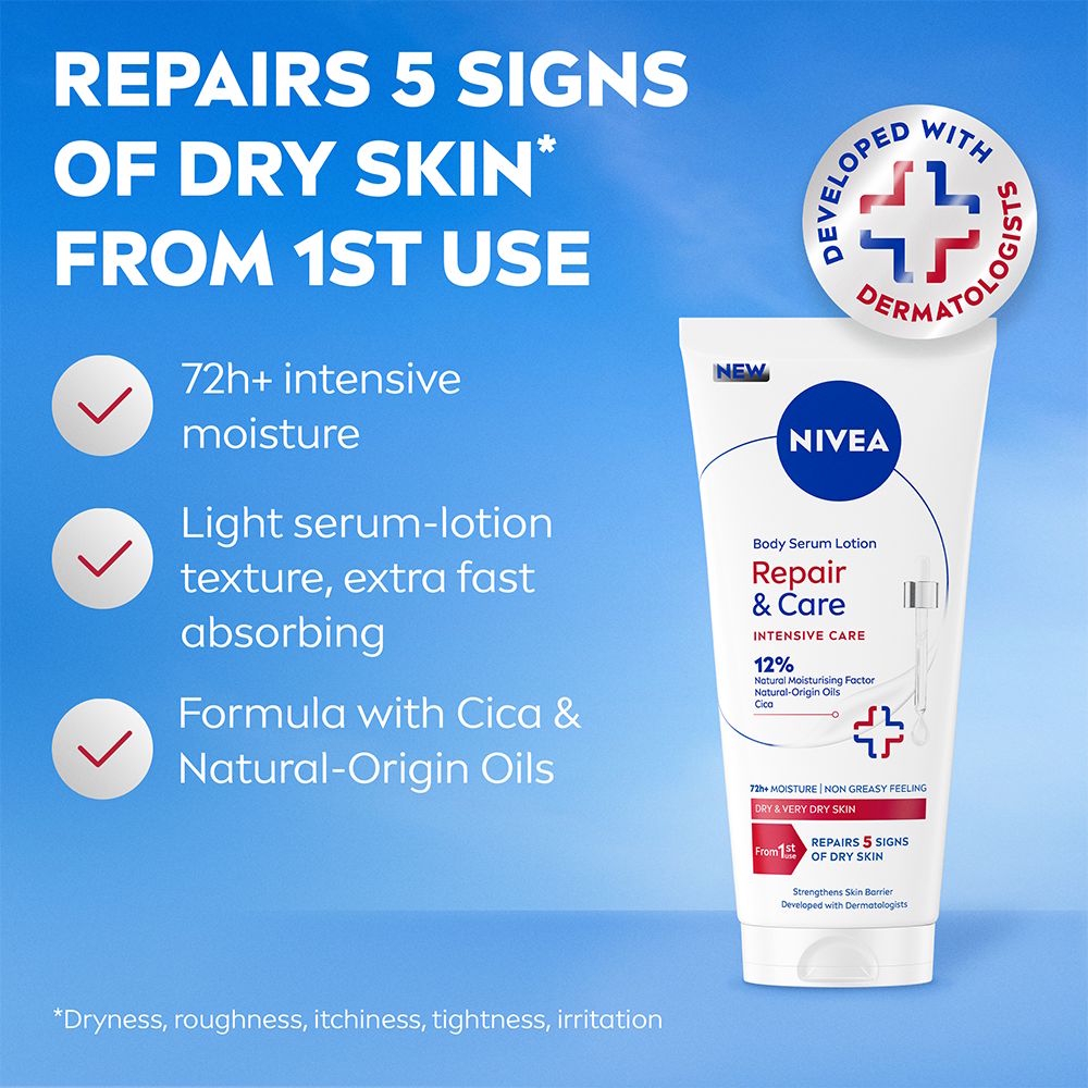 NIVEA Repair & Care Body Serum Lotion