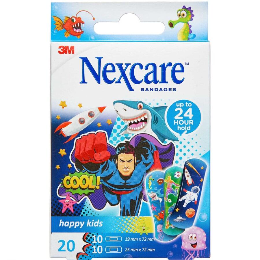 3M Nexcare Happy Kids Cool Plaster assorteret
