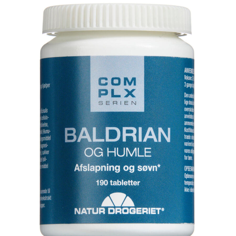 Baldrian Og Humle Tabletter