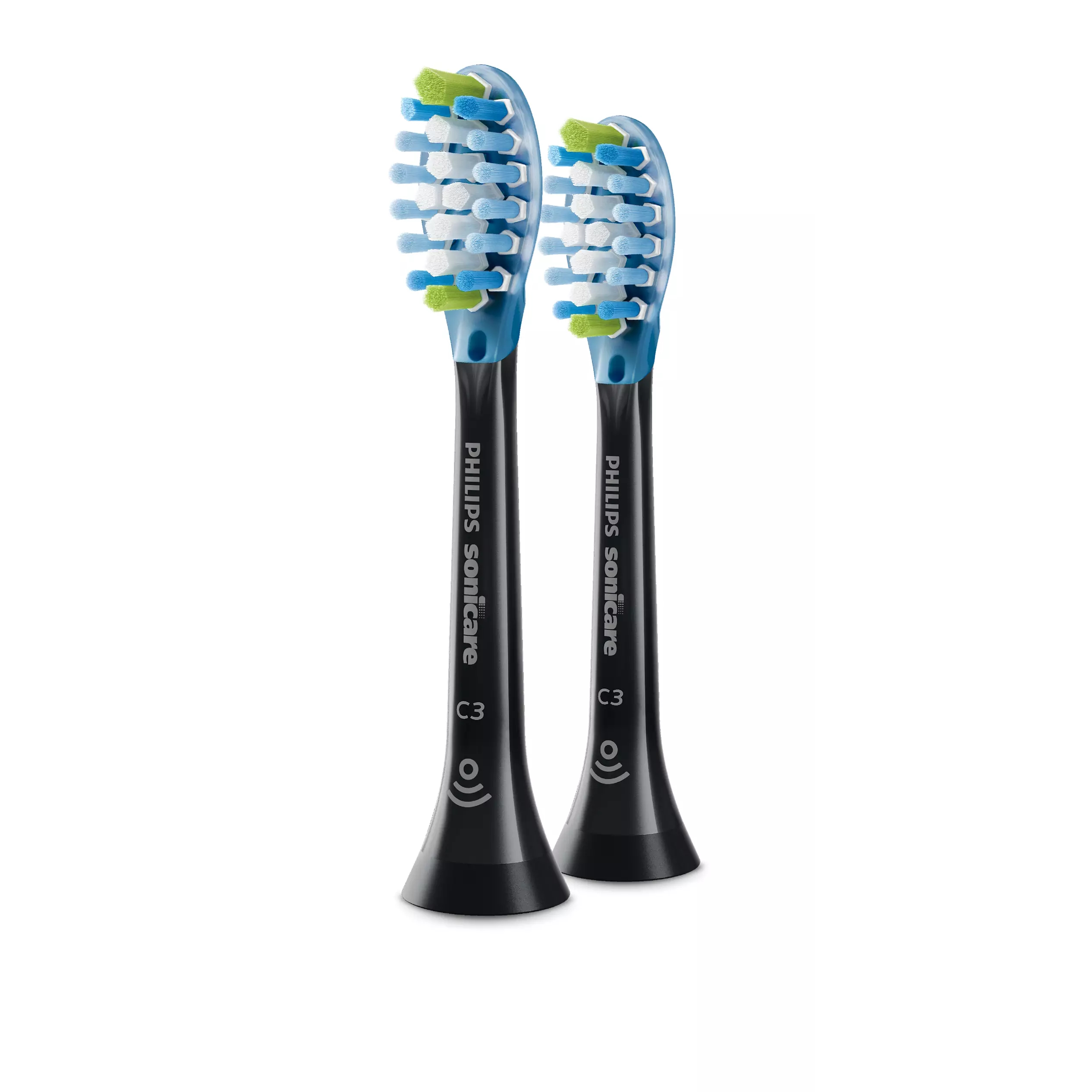 Philips Sonicare C3 Premium Plaque Forsvar 2 x Tandbørstehoveder - Sort
