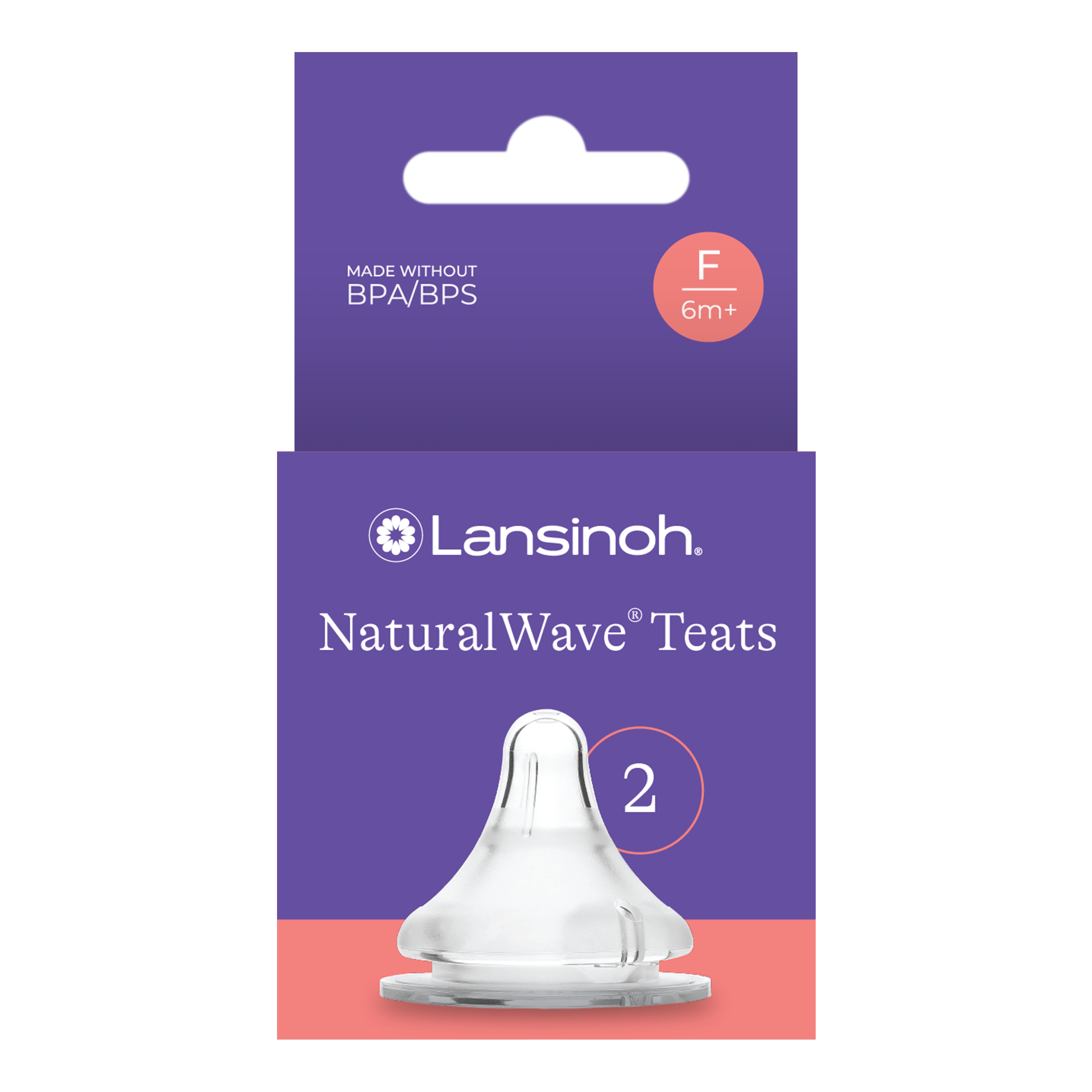 Lansinoh NaturalWave Flaskesut Fast Flow