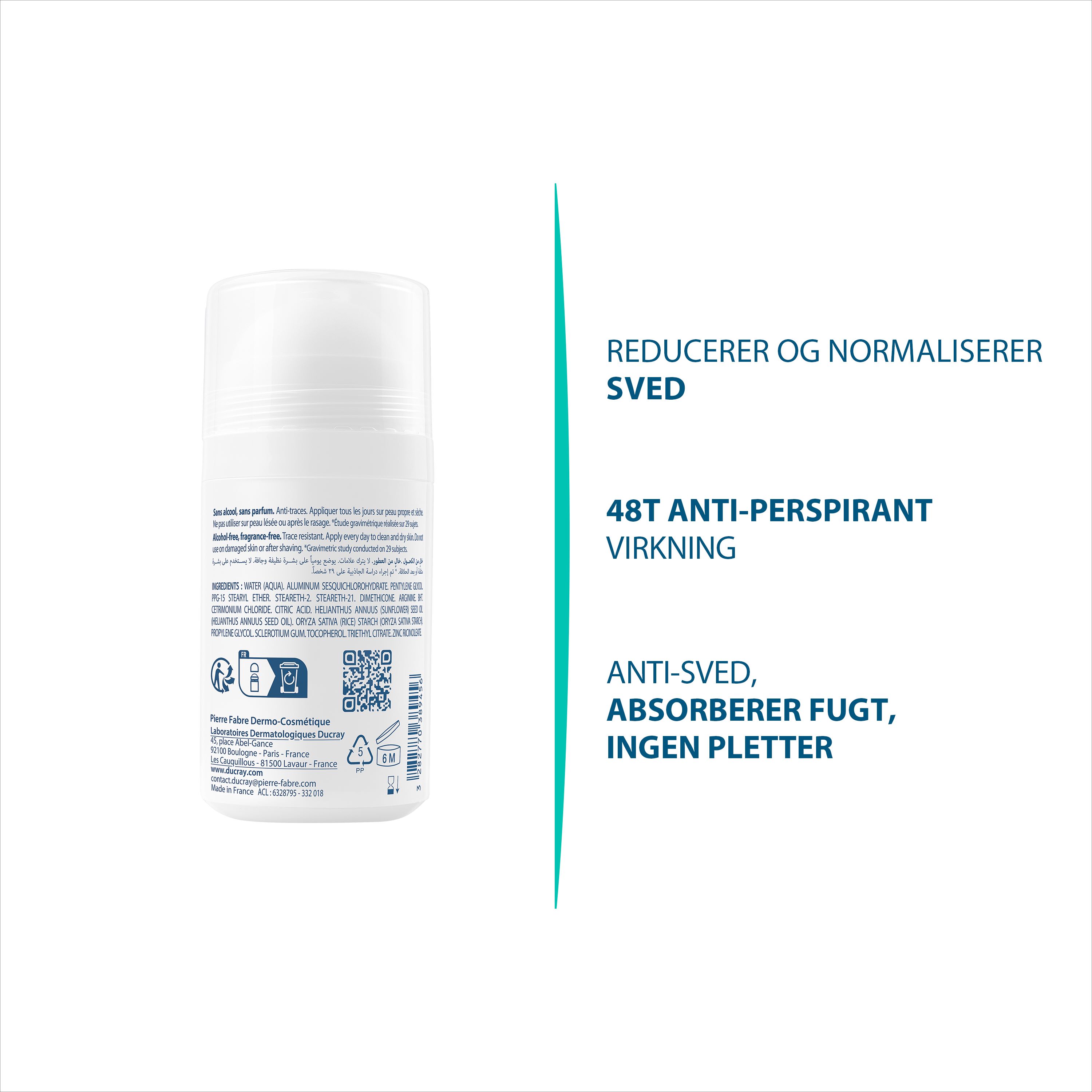 Ducray Hidrosis Roll-On Duopack