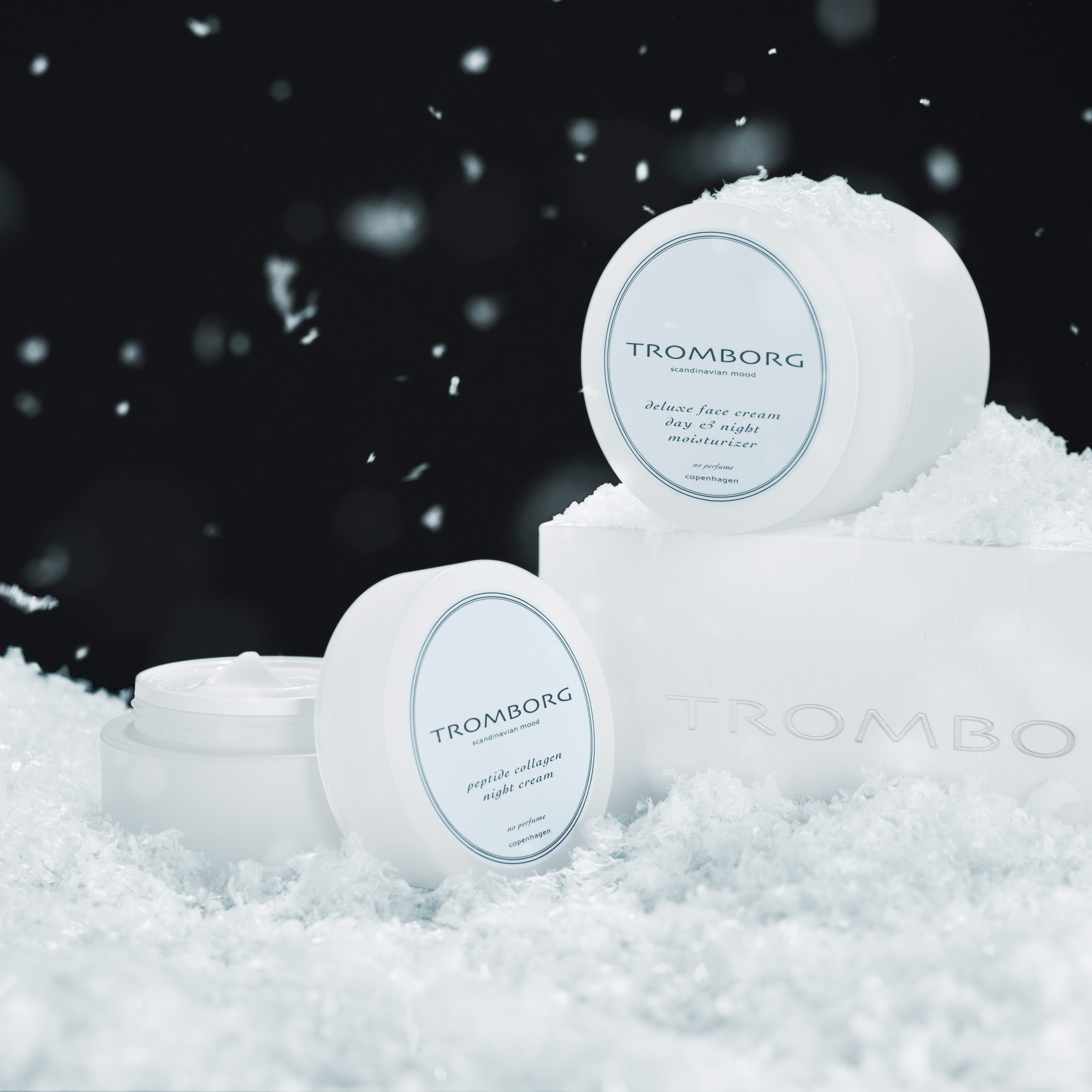 Tromborg No Perfume Deluxe Face Cream & Peptide Cream Gaveæske