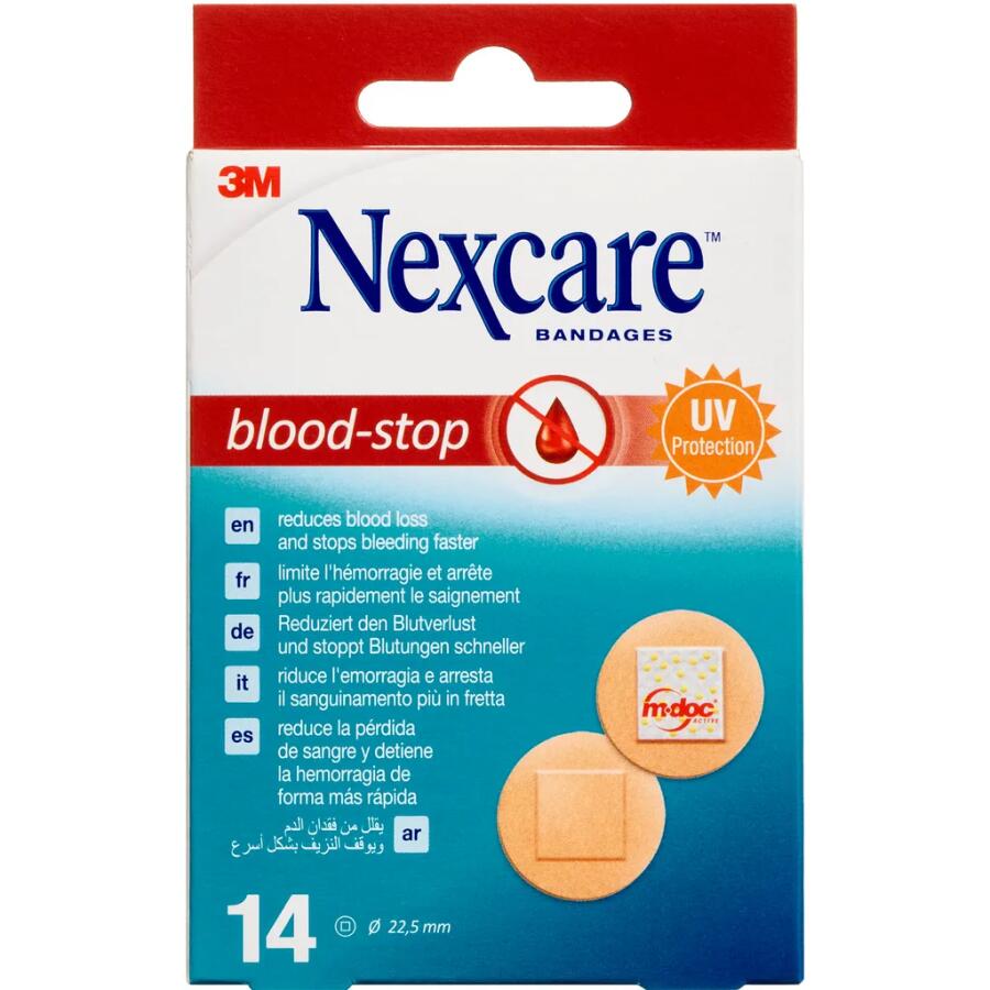 3M Nexcare Blood-Stop Runde Plastre