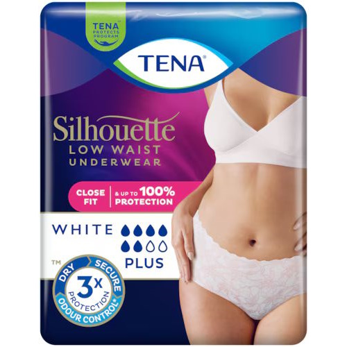 TENA Silhouette Plus Hvid Str. Medium