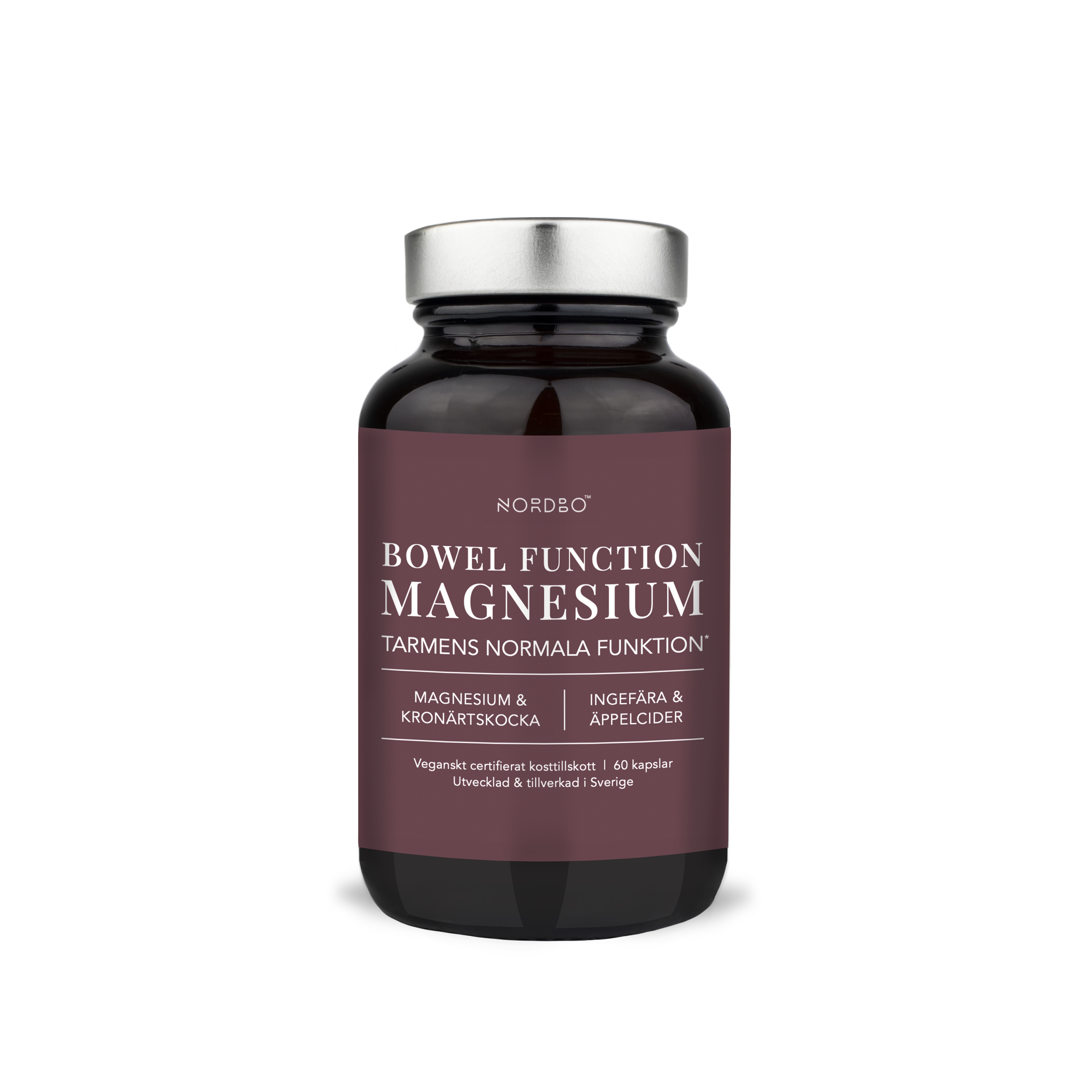 NORDBO Vegan Bowel Function Magnesium