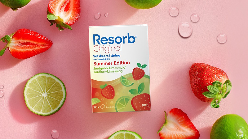 Resorb Original Jordbær-Lime