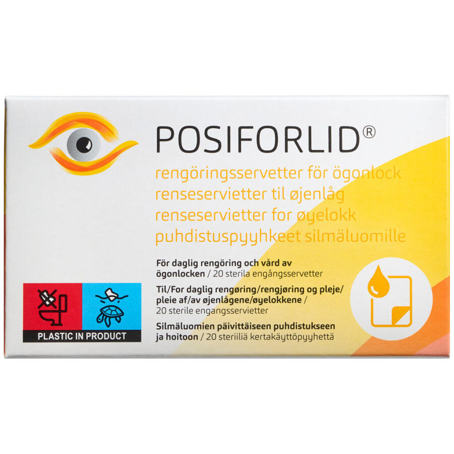 Posiforlid Renseservietter Til Øjenlåg